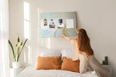 Kurk prikbord Decoratief grafisch motief