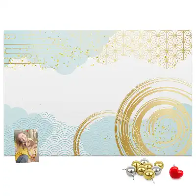 Kurk prikbord Decoratief grafisch motief
