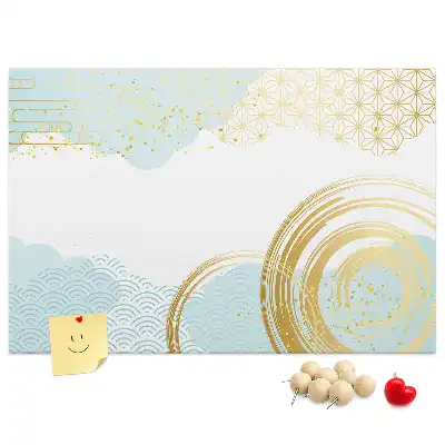 Kurk prikbord Decoratief grafisch motief