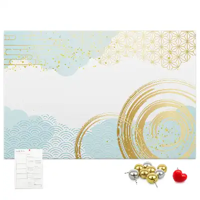 Kurk prikbord Decoratief grafisch motief