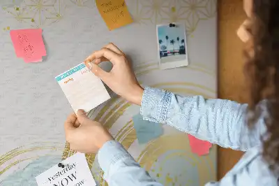 Kurk prikbord Decoratief grafisch motief