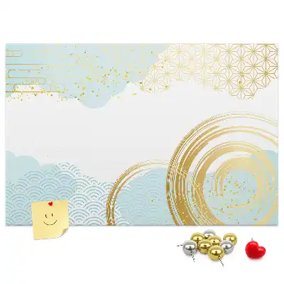 Kurk prikbord Decoratief grafisch motief