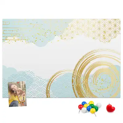 Kurk prikbord Decoratief grafisch motief