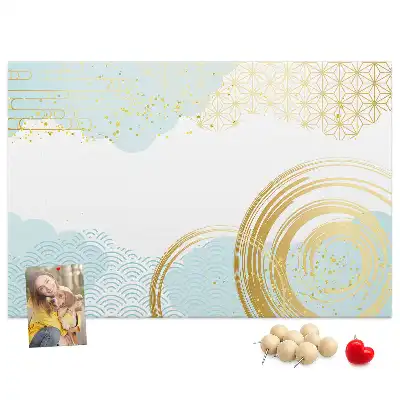 Kurk prikbord Decoratief grafisch motief