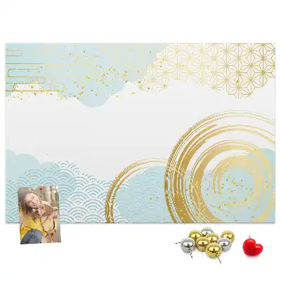 Kurk prikbord Decoratief grafisch motief