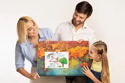 Memobord van kurk Decoratieve wandkaart