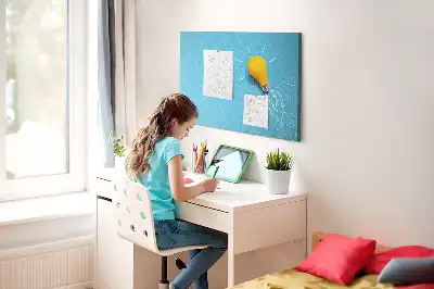 Kurk prikbord Gloeilamp tekening