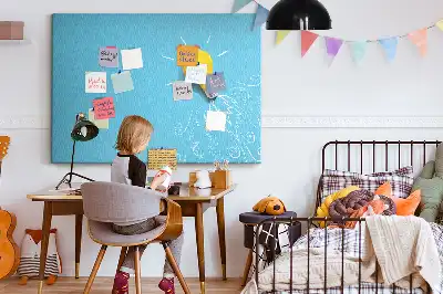 Kurk prikbord Gloeilamp tekening