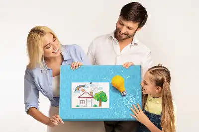 Kurk prikbord Gloeilamp tekening