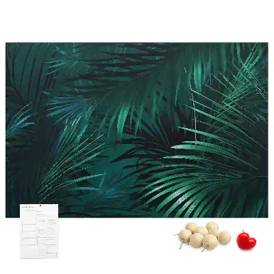 Kurk prikbord Exotische junglevegetatie safari