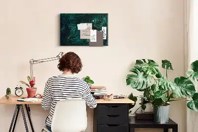 Kurk prikbord Exotische junglevegetatie safari
