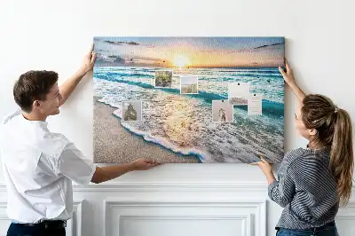 Kurk prikbord Zeekust golven