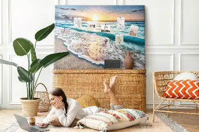 Kurk prikbord Zeekust golven