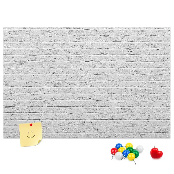 Kurk prikbord Bakstenen muur