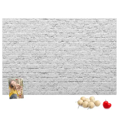 Kurk prikbord Bakstenen muur