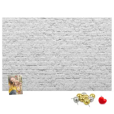 Kurk prikbord Bakstenen muur