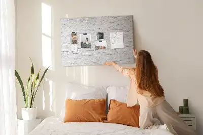 Kurk prikbord Bakstenen muur