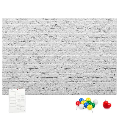Kurk prikbord Bakstenen muur