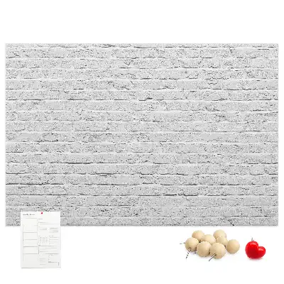 Kurk prikbord Bakstenen muur