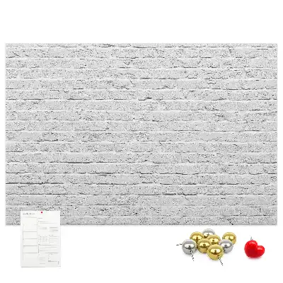 Kurk prikbord Bakstenen muur