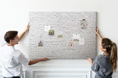 Kurk prikbord Bakstenen muur