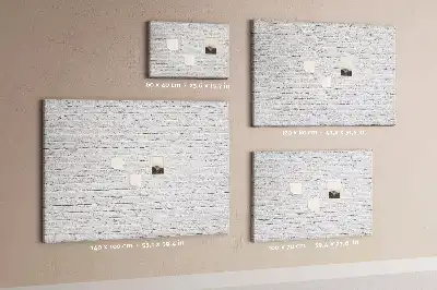 Kurk prikbord Bakstenen muur