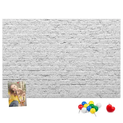 Kurk prikbord Bakstenen muur