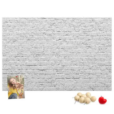 Kurk prikbord Bakstenen muur