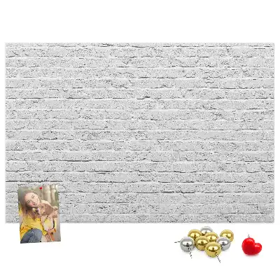 Kurk prikbord Bakstenen muur