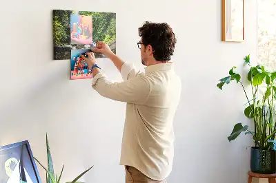 Memobord van kurk Waterval bos