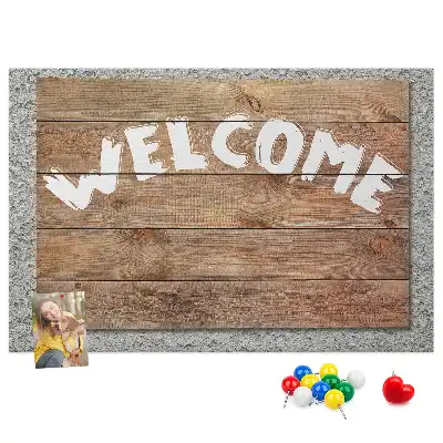 Kurk prikbord Welkomstbord