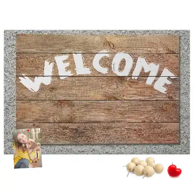 Kurk prikbord Welkomstbord