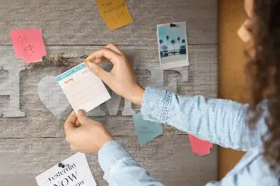 Memobord van kurk Opschrift "home" voor aan de muur