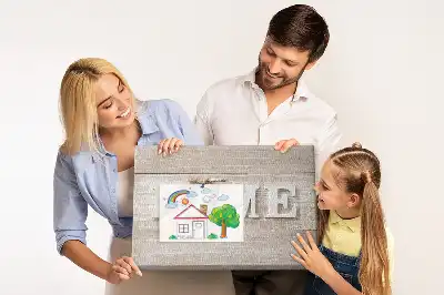 Memobord van kurk Opschrift "home" voor aan de muur