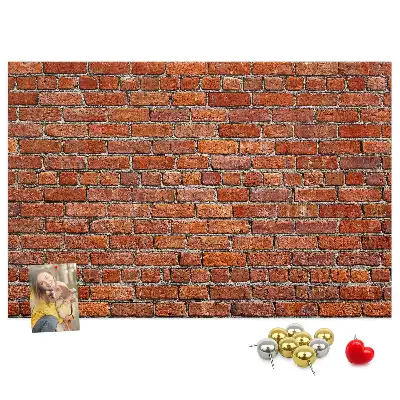 Kurk prikbord Oude bakstenen muur