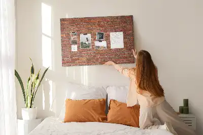 Kurk prikbord Oude bakstenen muur