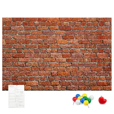Kurk prikbord Oude bakstenen muur