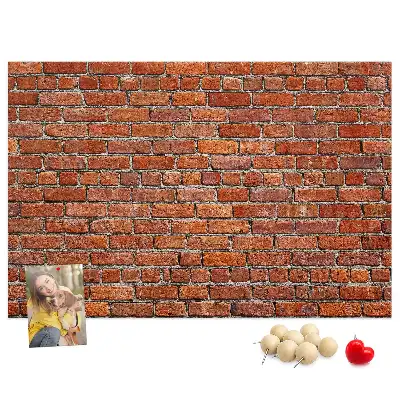 Kurk prikbord Oude bakstenen muur