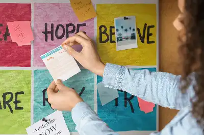 Memobord van kurk Motivatiebord