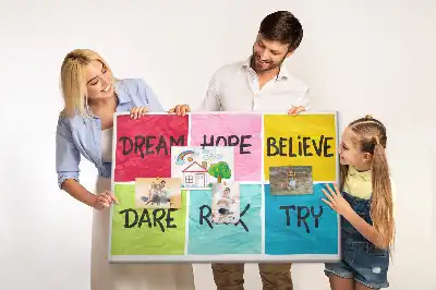 Memobord van kurk Motivatiebord