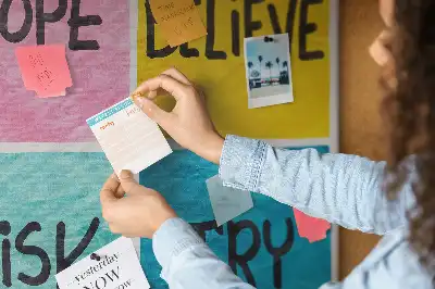 Memobord van kurk Motivatiebord
