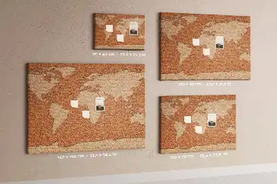 Kurk prikbord Kurkstructuur kaart