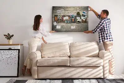 Memobord van kurk Familiespreuk voor aan de muur
