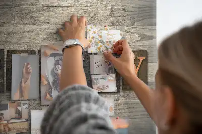 Memobord van kurk Familiespreuk voor aan de muur