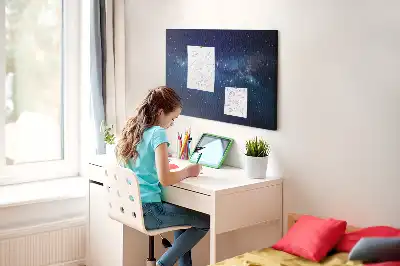 Kurk prikbord Donkere hemel sterren