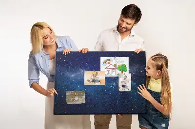 Kurk prikbord Donkere hemel sterren