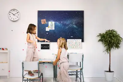 Kurk prikbord Donkere hemel sterren