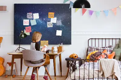Kurk prikbord Donkere hemel sterren