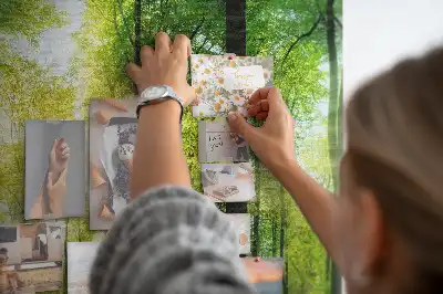 Memobord van kurk Natuur bos bomen
