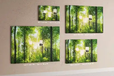 Memobord van kurk Natuur bos bomen